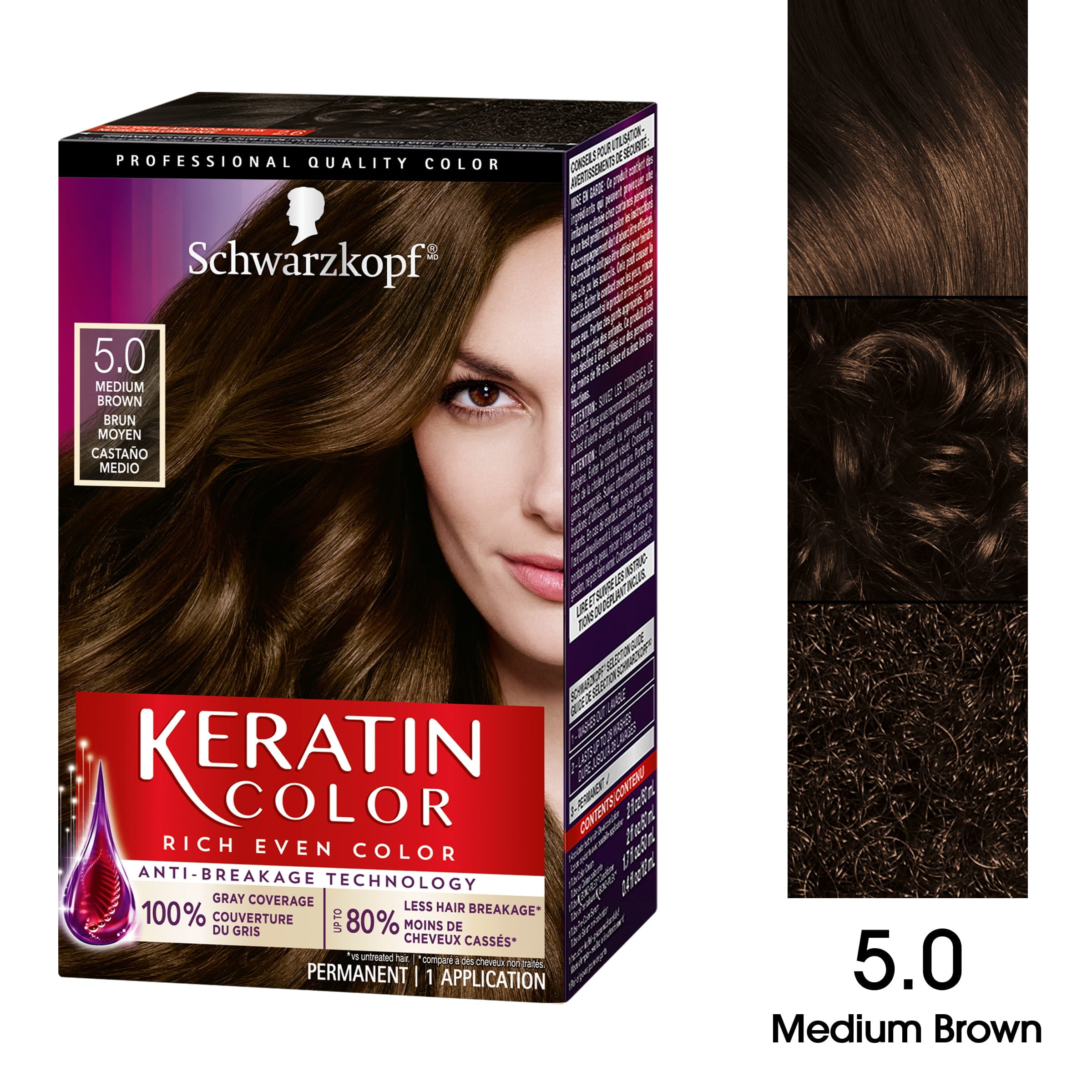 Schwarzkopf Keratin Color Permanent Hair Color Cream, 7.5 Caramel Blonde -  Walmart.com