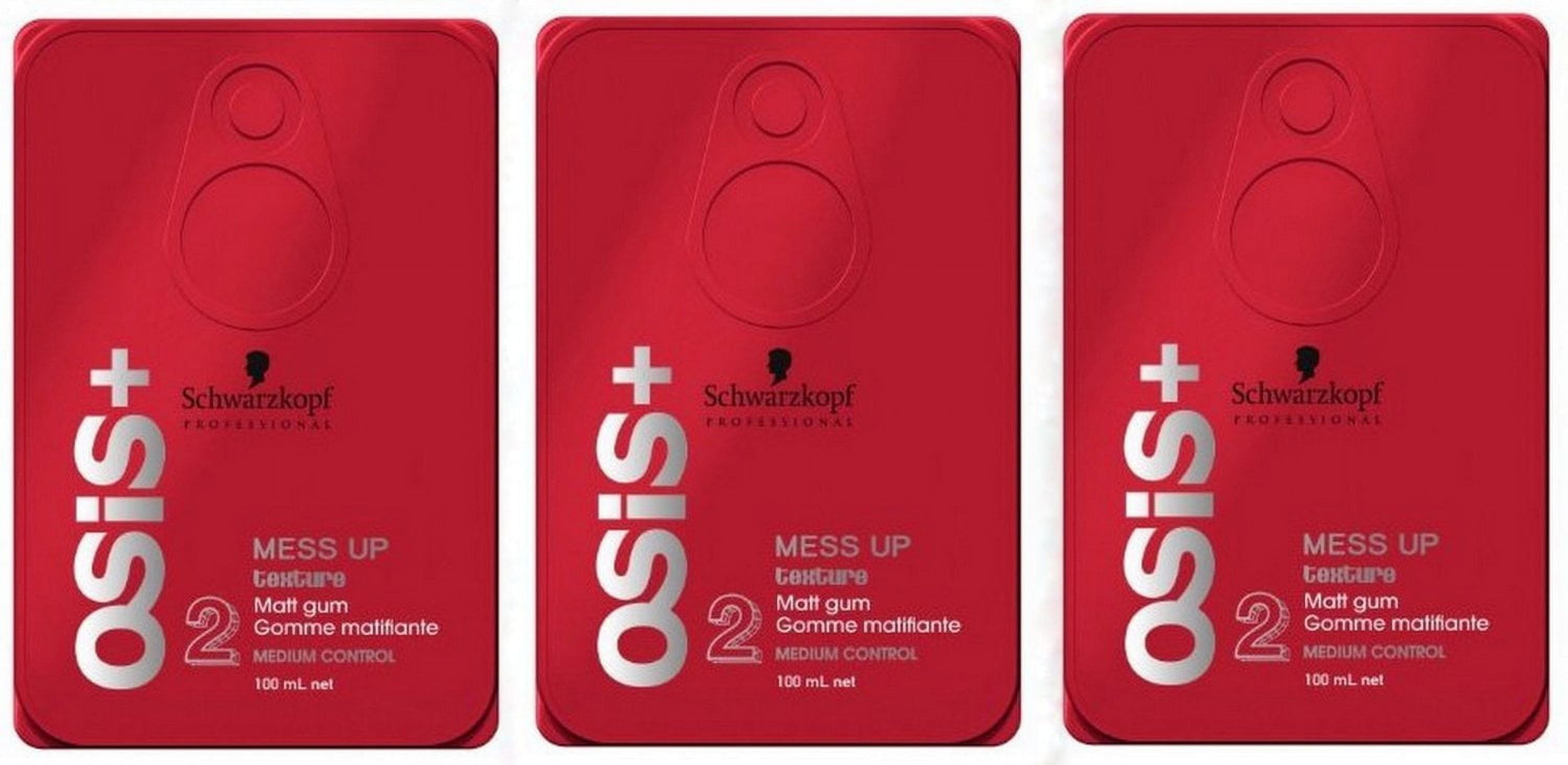 Schwarzkopf Osis Mess Up Pack of 3 3.4 oz