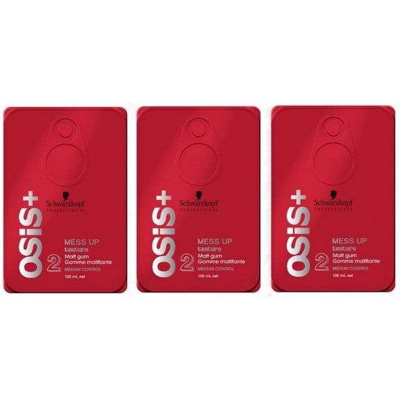 Schwarzkopf Osis Mess Up Pack of 3 3.4 oz