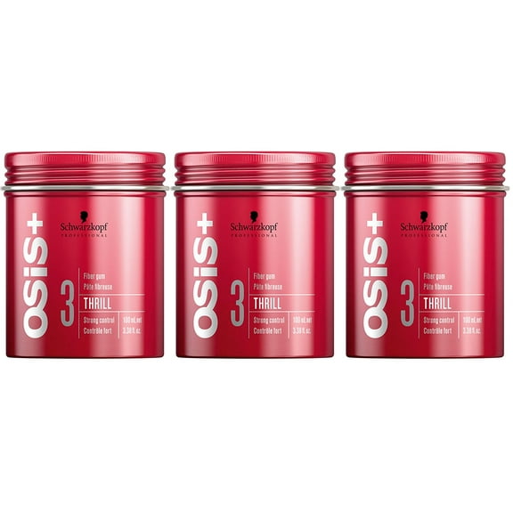 Schwarzkopf Osis+ Thrill Fibre Gum New Pack 3.38 oz PACK OF 3