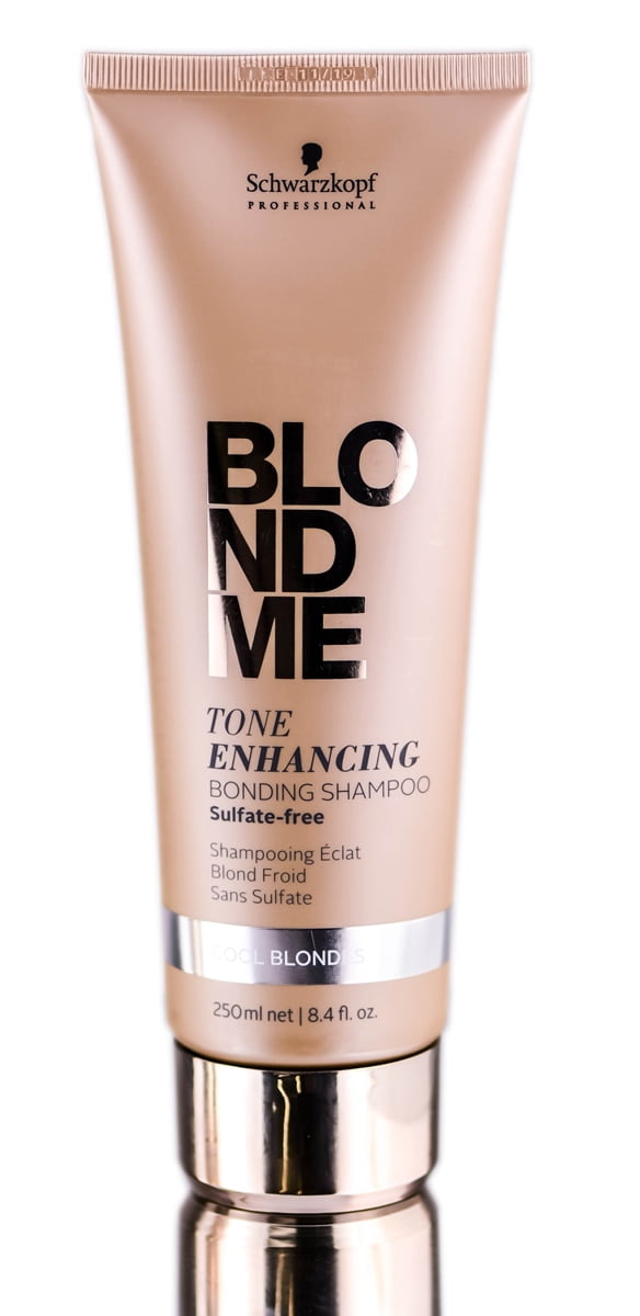 kløft forfriskende Gå rundt Schwarzkopf Pro BlondMe Tone Enhancing Cool Blonde Bonding Shampoo - Size :  8.4 oz - Walmart.com