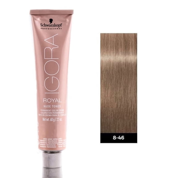 Schwarzkopf Professional Igora Royal Nude Tones Color Creme (8-46 - Light Blonde Beige Chocolate)
