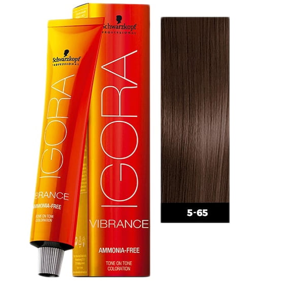 Schwarzkopf Professional Igora Viviance/Vibrance Tone-on-Tone Coloration ( 5-65 Light Brown Chocolate Gold)