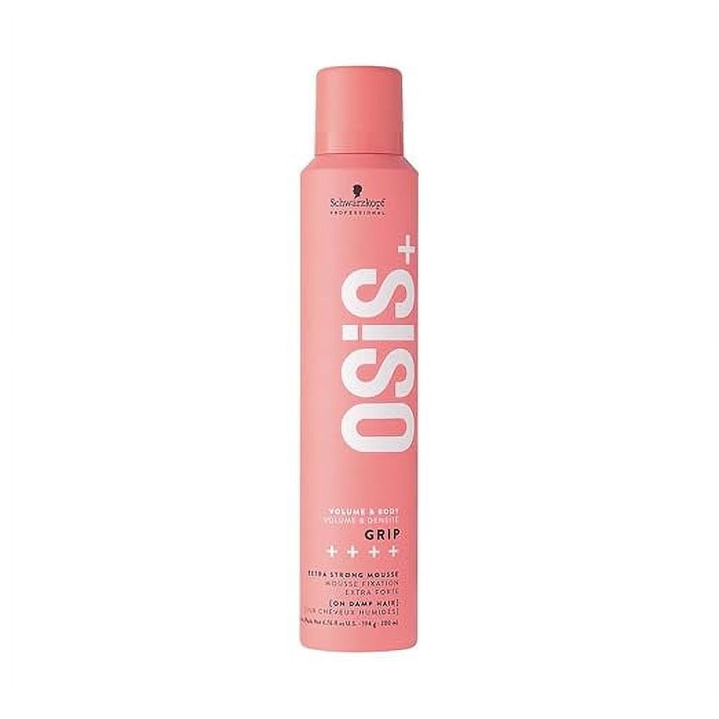 Schwarzkopf Professional OSiS+ Grip Extra Strong Hair Styling Mousse I For Volume and Natural Shine 200 ML
