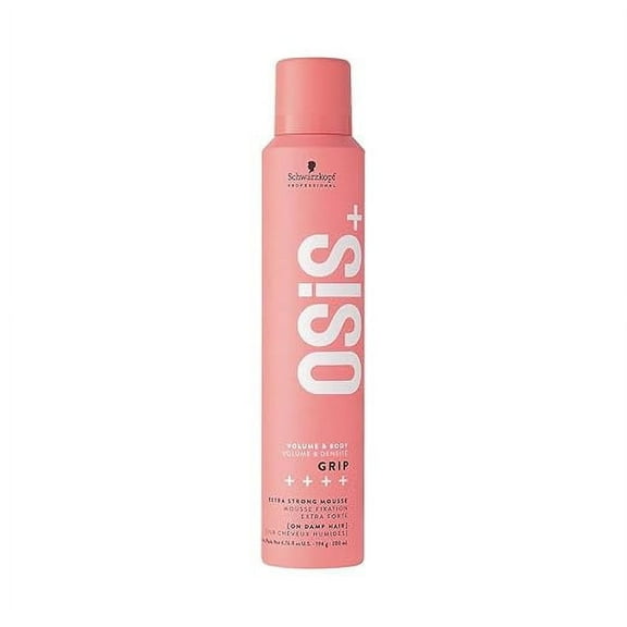 Schwarzkopf Professional OSiS+ Grip Extra Strong Hair Styling Mousse I For Volume and Natural Shine 200 ML