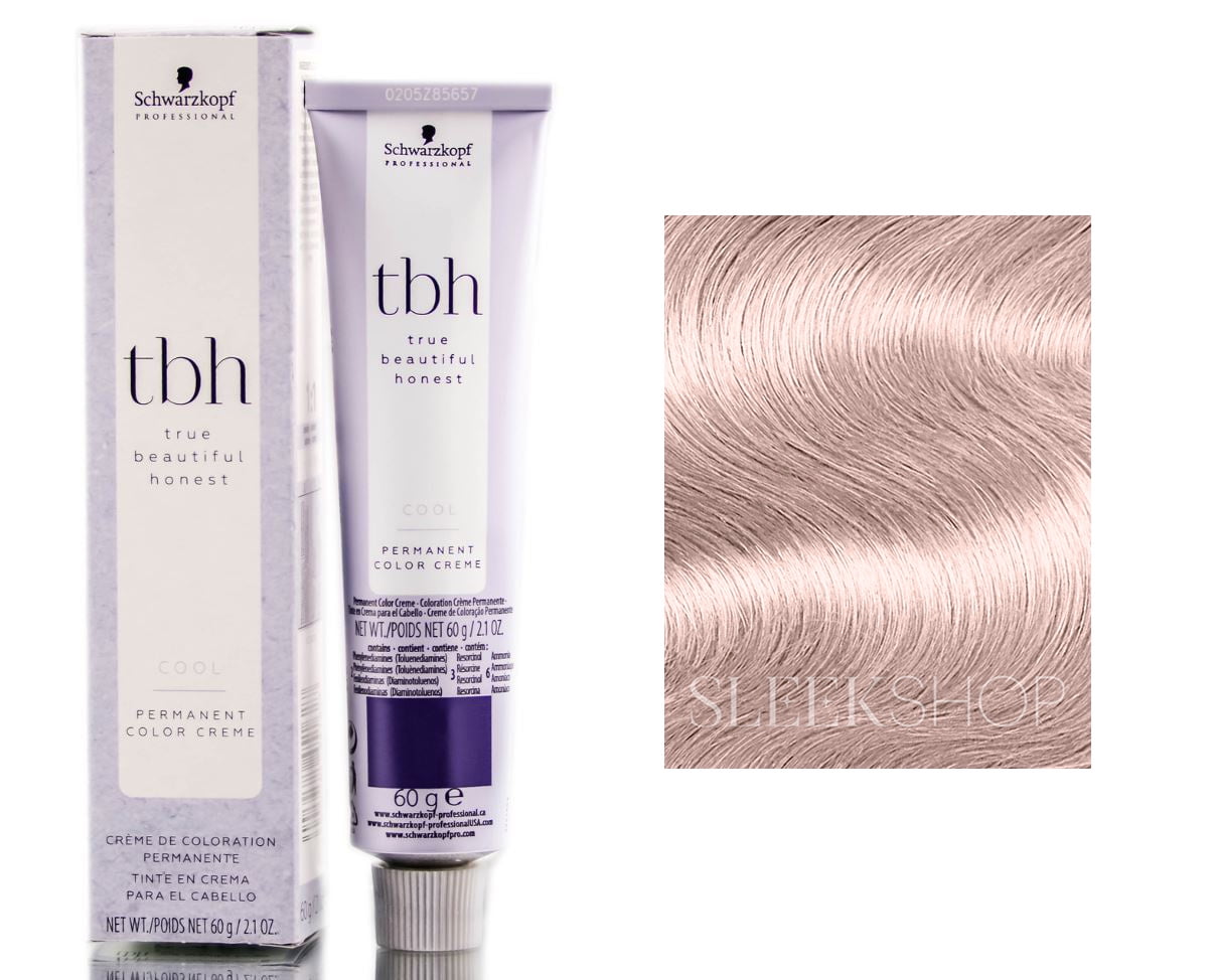 Schwarzkopf tbh true beautiful honest permanent color creme 2.1oz