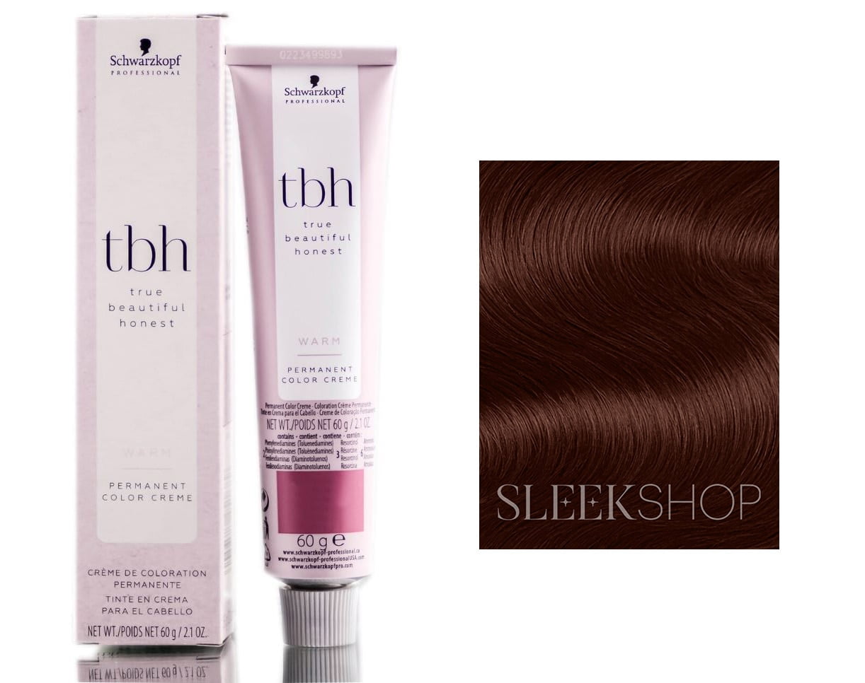 Schwarzkopf TBH Warm Permanent Color Creme - 6-84W / Dark Blonde Red Beige