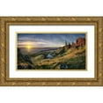 thumbnail image 1 of Schweiger, Christian 14x9 Gold Ornate Wood Framed with Double Matting Museum Art Print Titled - The Old Man Of Storr, 1 of 4