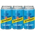 thumbnail image 1 of Schweppes Club Soda, 7.5 fl oz mini cans, 6 pack, 1 of 5