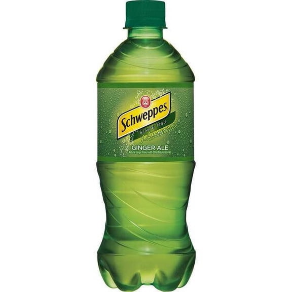 Schweppes Ginger Ale, 20 Oz Bottle