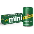 thumbnail image 1 of Schweppes Caffeine Free Ginger Ale Soda Pop, 7.5 fl oz, 10 Pack Cans, 1 of 14