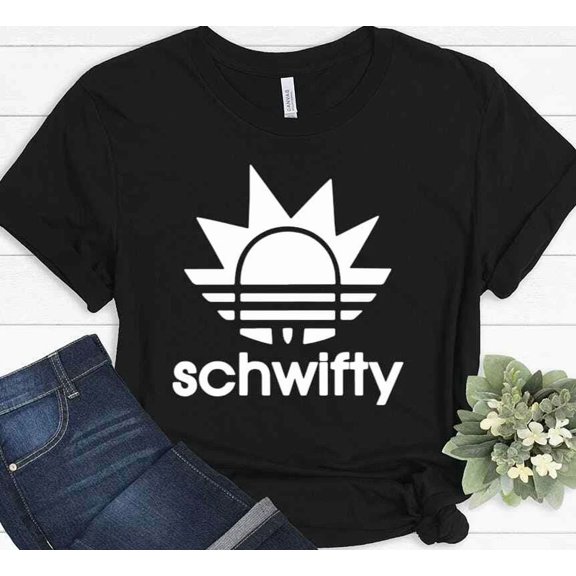 Schwifty Funny Rick Sanchez Morty Christmas Comedy Humor Unisex T Shirt, up to size 5XL