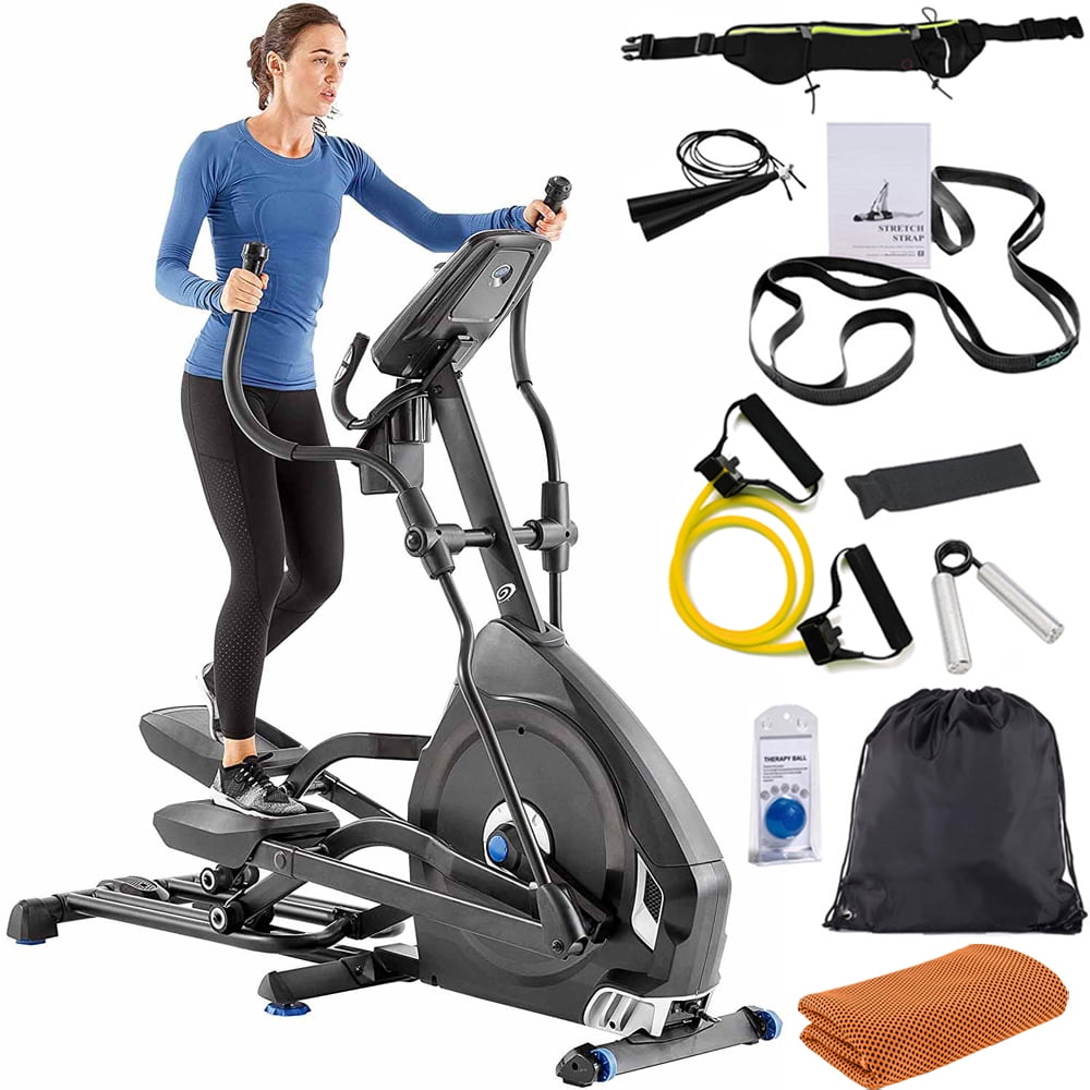 Schwinn 100671 Nautilus E616 Elliptical with Bluetooth Console w/ Fitness  Bundle