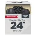 thumbnail image 1 of Schwinn 24" Mountain Bike Tire - Black, 1 of 6