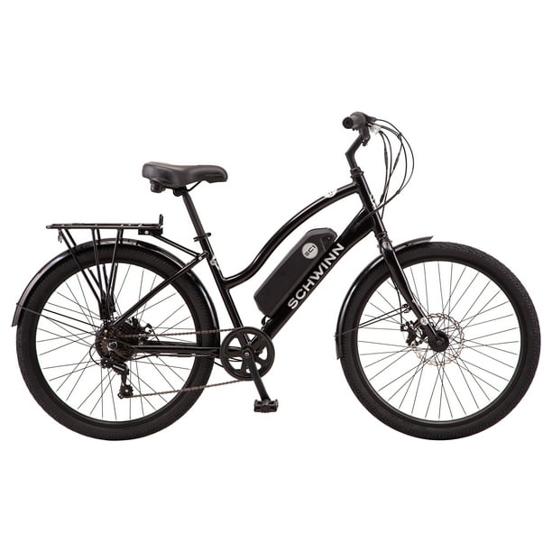 Schwinn 26" EC1 Electric Cruiser Bike for Adults, 7 Speeds, 250w Motor