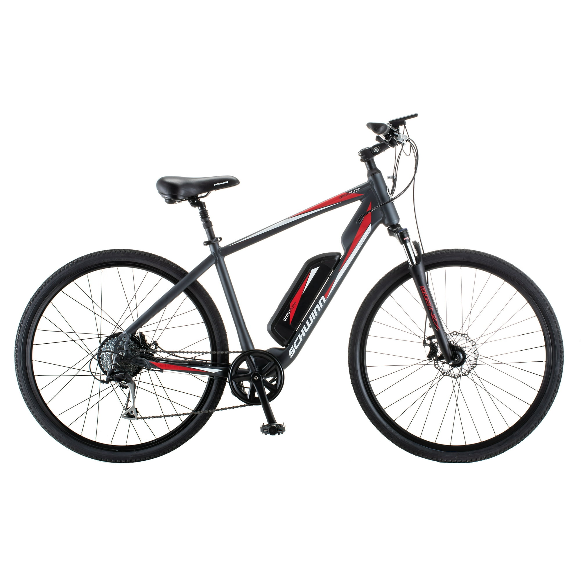 black schwinn mountain bike
