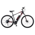 thumbnail image 1 of Schwinn 700c Armature Unisex Electric Bike, Black and Red Ebike for Adults, Large Frame, 1 of 9