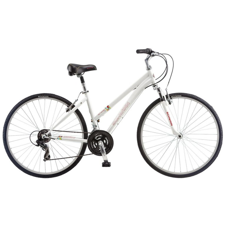 Schwinn 700c Ladies' Network 1.0 Hybrid Bike Bicycle - White