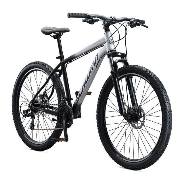 Schwinn AL Comp 27.5 inch Men's Mountain Bike, 21 Speed Adult Bicycle, Grey