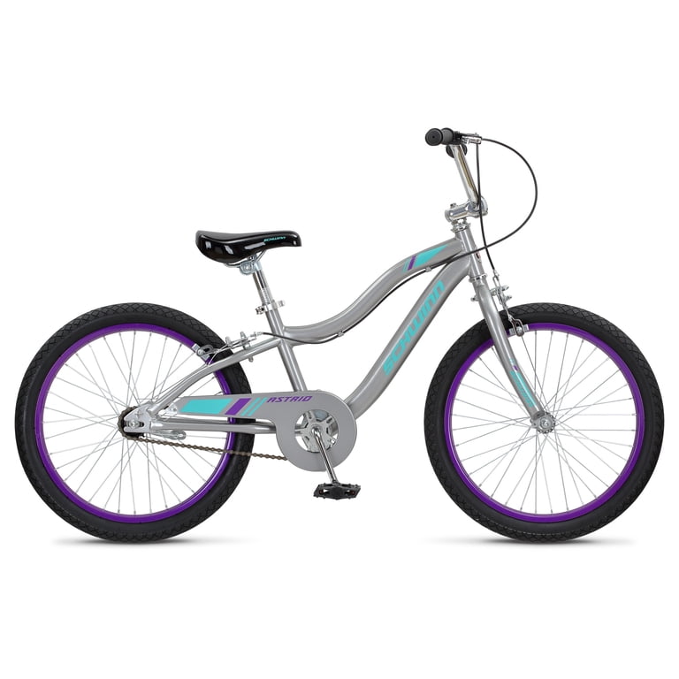 Schwinn Astrid Kids Bike, 20 Inch Wheel, Single Speed, Grey