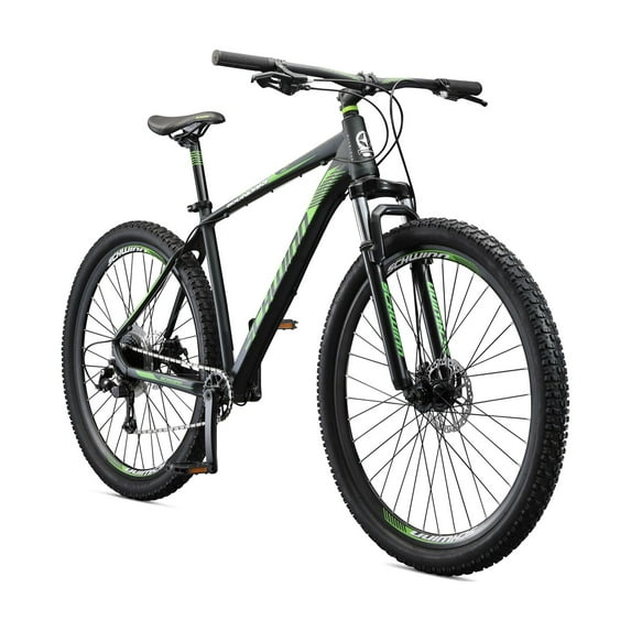 Schwinn Boundary Mountain Bike, 29" Wheels, Black and Green