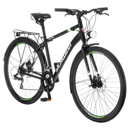 Schwinn Central Men's Commuter Bike, 700c wheels, 21 speeds, Black