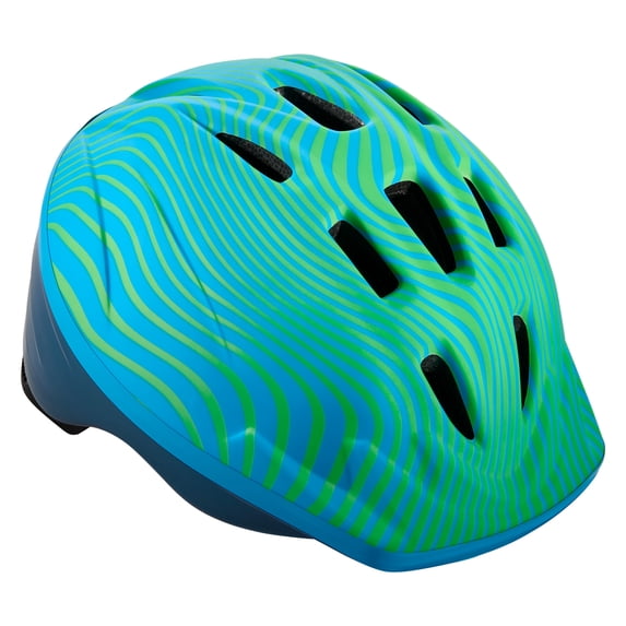 Schwinn Classic Toddler Bicycle Helmet, Ages 3 - 5, Blue and Green