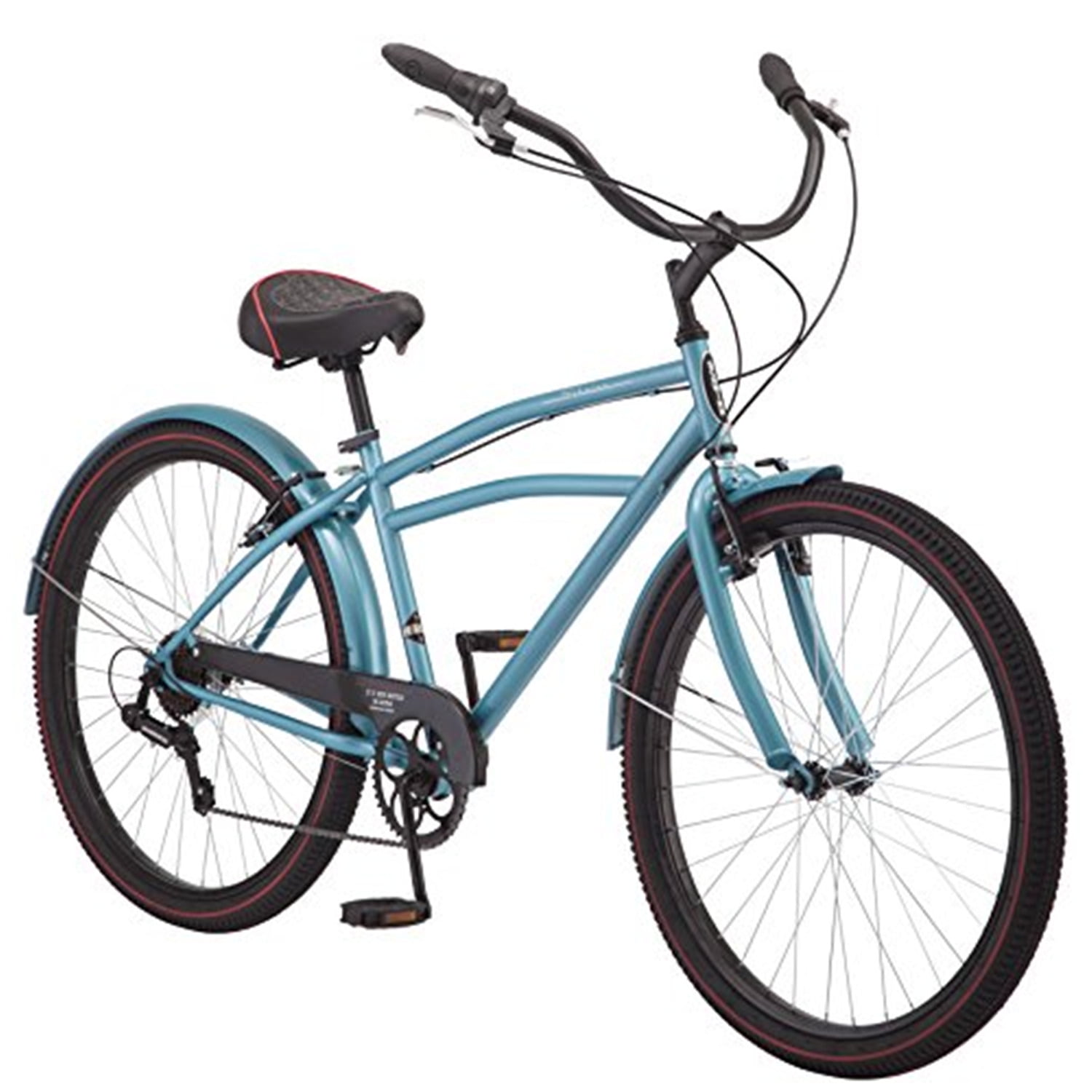 schwinn blue cruiser bike