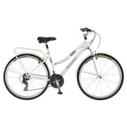 Schwinn Discover Hybrid Bike, 700c Wheels, 21 Speeds, White
