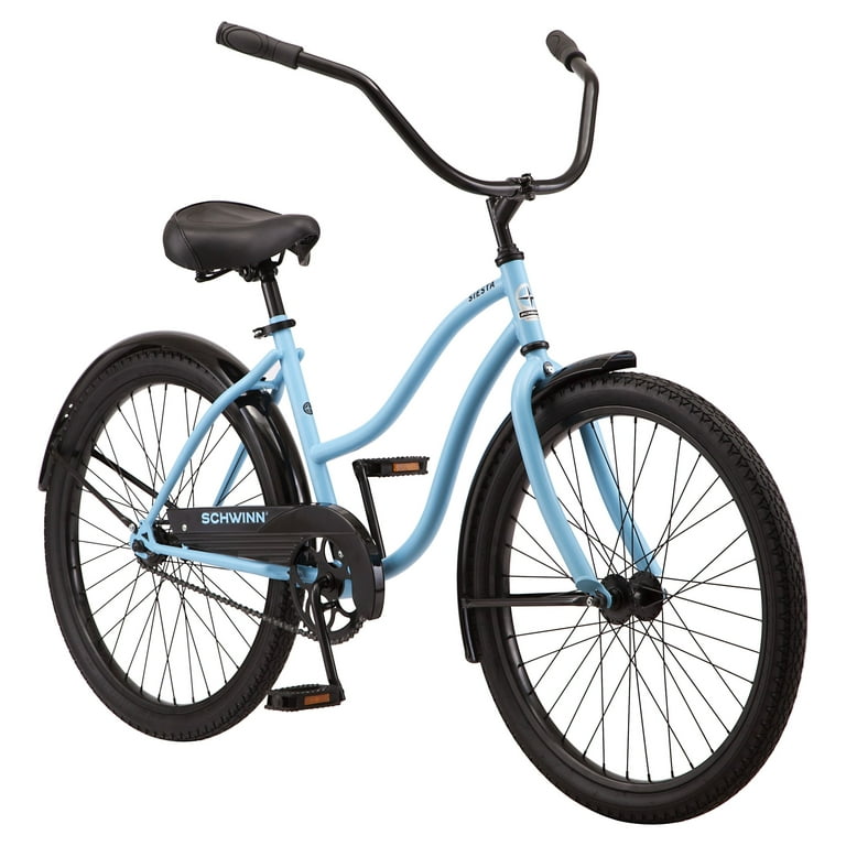 Schwinn Siesta 24'' Cruiser Bike, Single Speed, Steel Frame