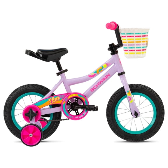 Schwinn Elm Kids Bike, 12-Inch Wheel, Ages 3-5, Lavender