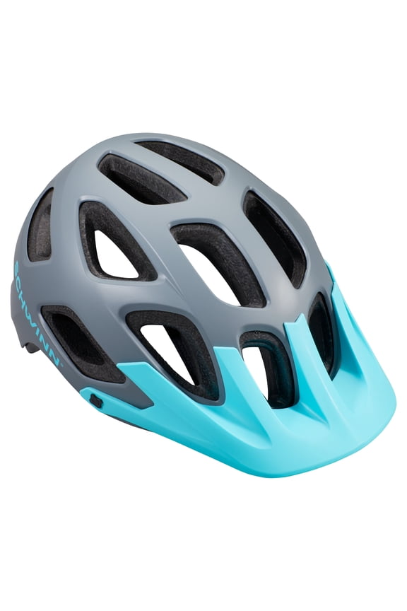 Excursion Adult Bike Helmet, Ages 14+, Grey & Teal