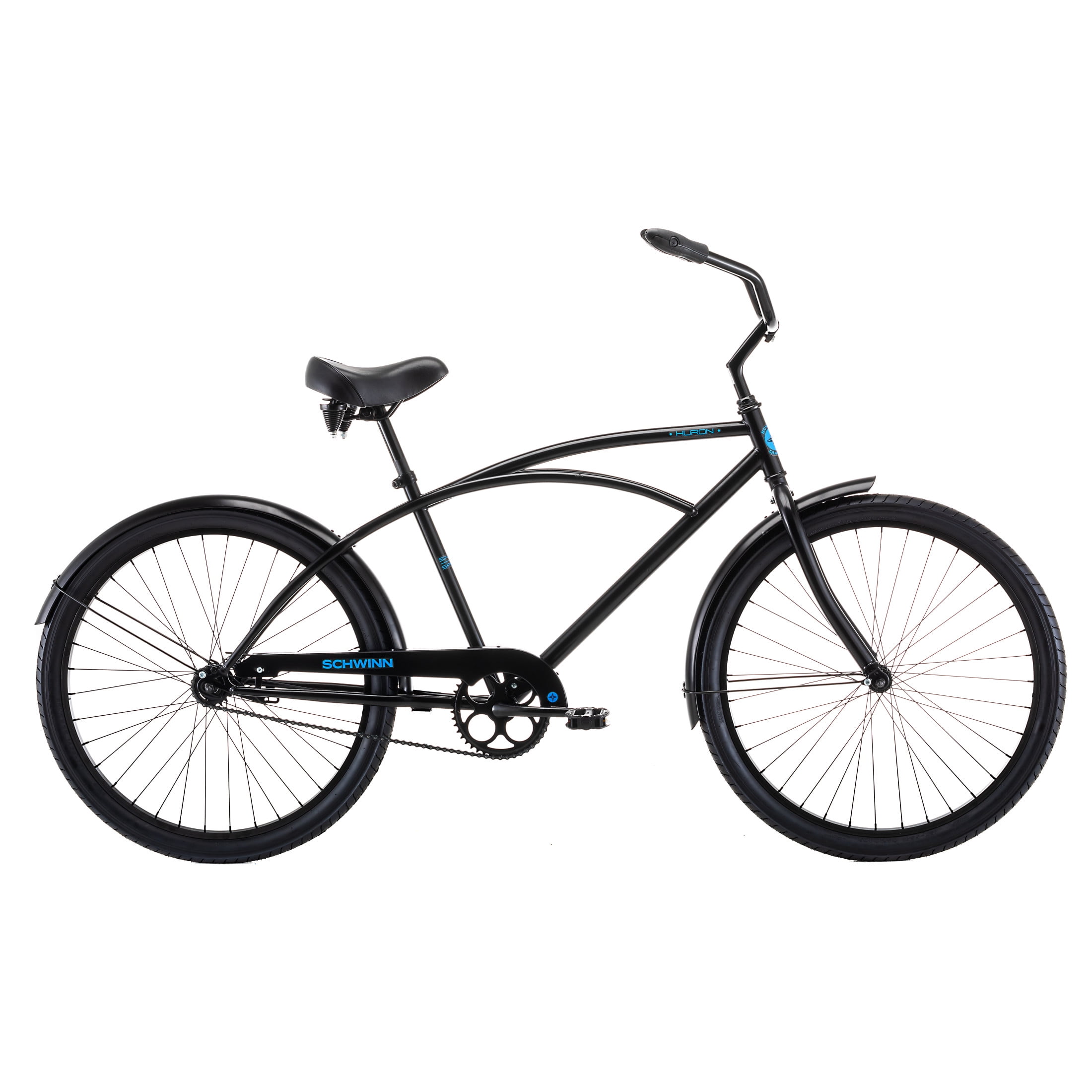 SCHWINN ビーチクルーザー 黒26インチ Schwinn Huron 1 Cruiser Bike, 26 Inch Wheels, Ages 14+, Black