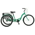 thumbnail image 1 of Schwinn Meridian Adult Tricycle, 26 Inch Wheels, Single Speed, Green, 1 of 7