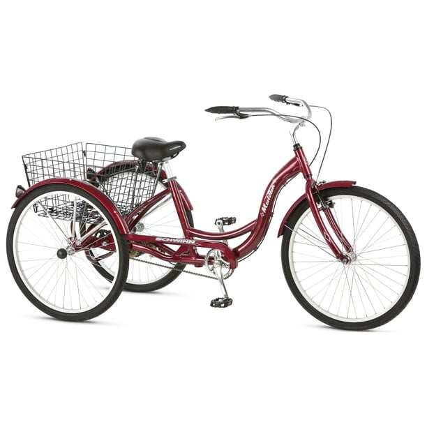 Schwinn Meridian Adult Tricycle, 26-inch wheels, rear storage