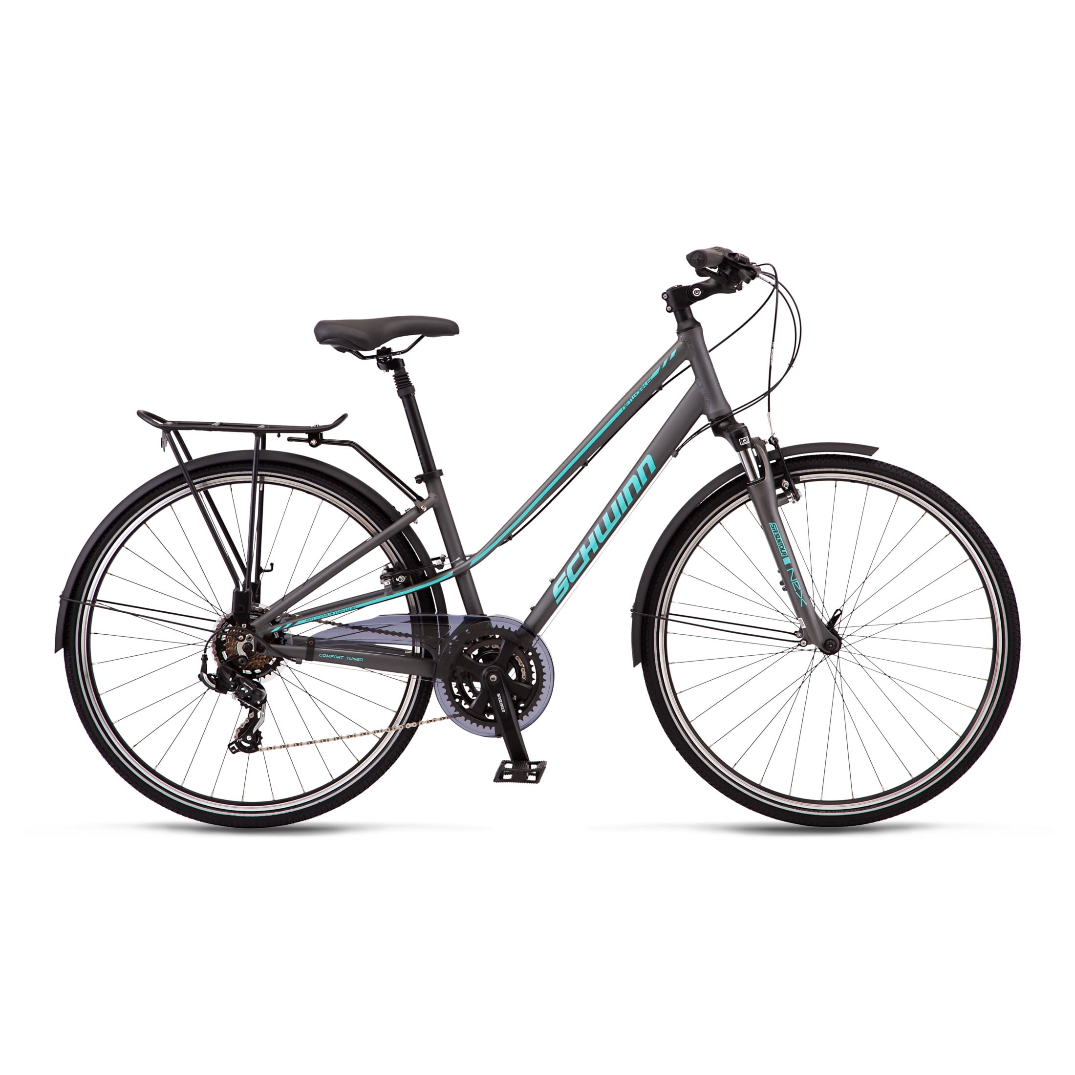 Schwinn Network 6c Hybrid Bike, 21 Speeds, Large 19.5