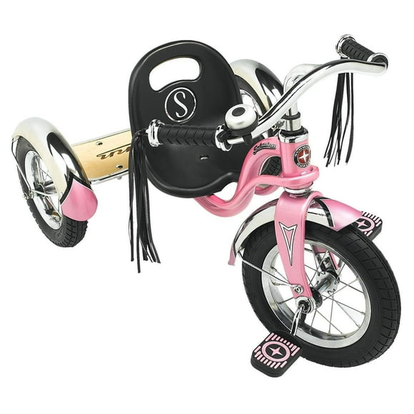 Schwinn Pink 12" Tricycle with Rubber Inset Pedals