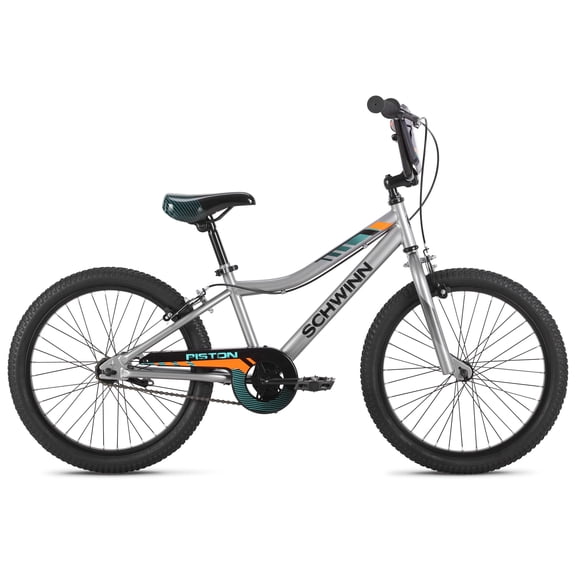 Schwinn Piston Kids Bike, 20-Inch Wheels, Ages 7-13, Gray