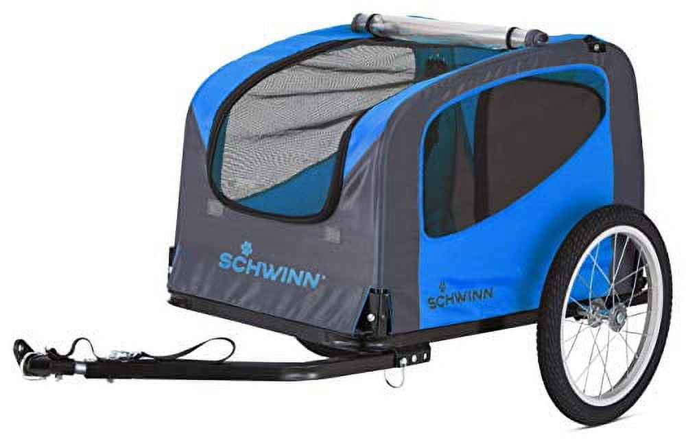 Schwinn Rascal Bike Pet Trailer, For Small and Large Dogs, Small, Green