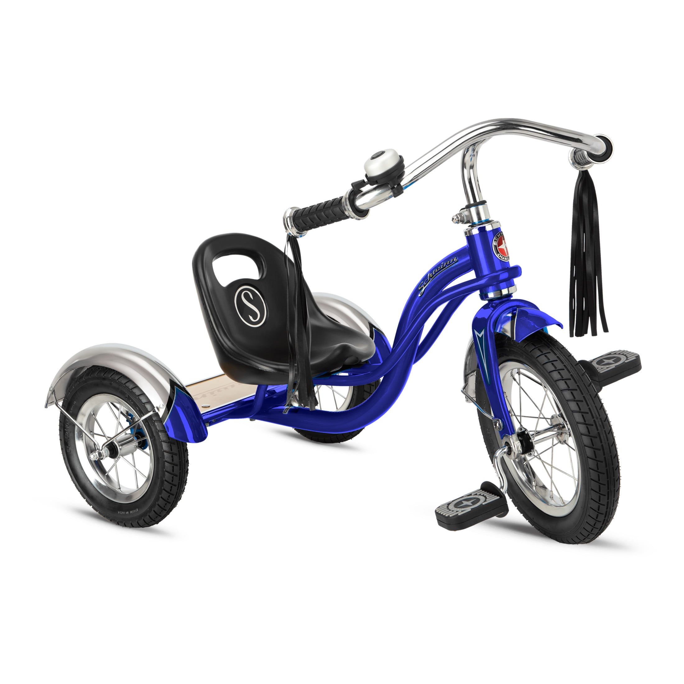 Schwinn Vintage Kids Cruiser, Roadster Retro-Style Tricycle with