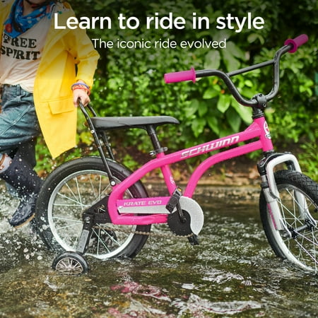 Schwinn S0646B 16 in. Unisex Krate EVO Bicycle, Raspberry