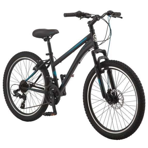Schwinn Sidewinder Mountain Bike, 24-inch wheels, girls frame, black