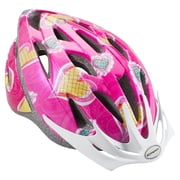 Schwinn Thrasher Child Bicycle Helmet, Ages 5 - 8, Pink Heart Design