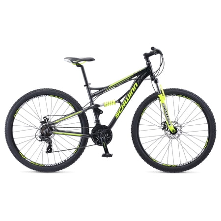 Schwinn Traxion Full Suspension Mountain Bike, 29-Inch Wheels, 24 Speed, Grey