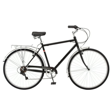 Schwinn Wayfarer 7 Hybrid Bike, 700c Wheel, Ages 14+, Black