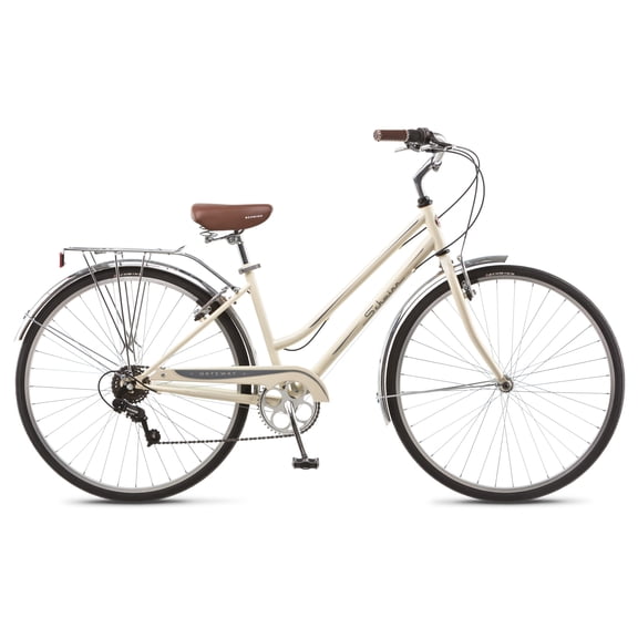 Schwinn Gateway Hybrid Fitness Bike, 700c Wheel, 7 Speeds, Cream