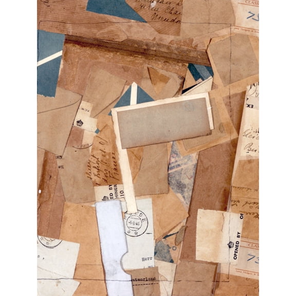 Schwitters Dada France Envelope Post Collage Extra Large XL Wall Art Poster Print