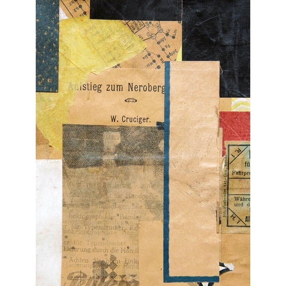 Schwitters Dada Mz 303 Abstract Collage Extra Large XL Wall Art Poster Print