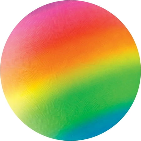 Schylling 13'' Mega Rainbow Ball, Rainbow