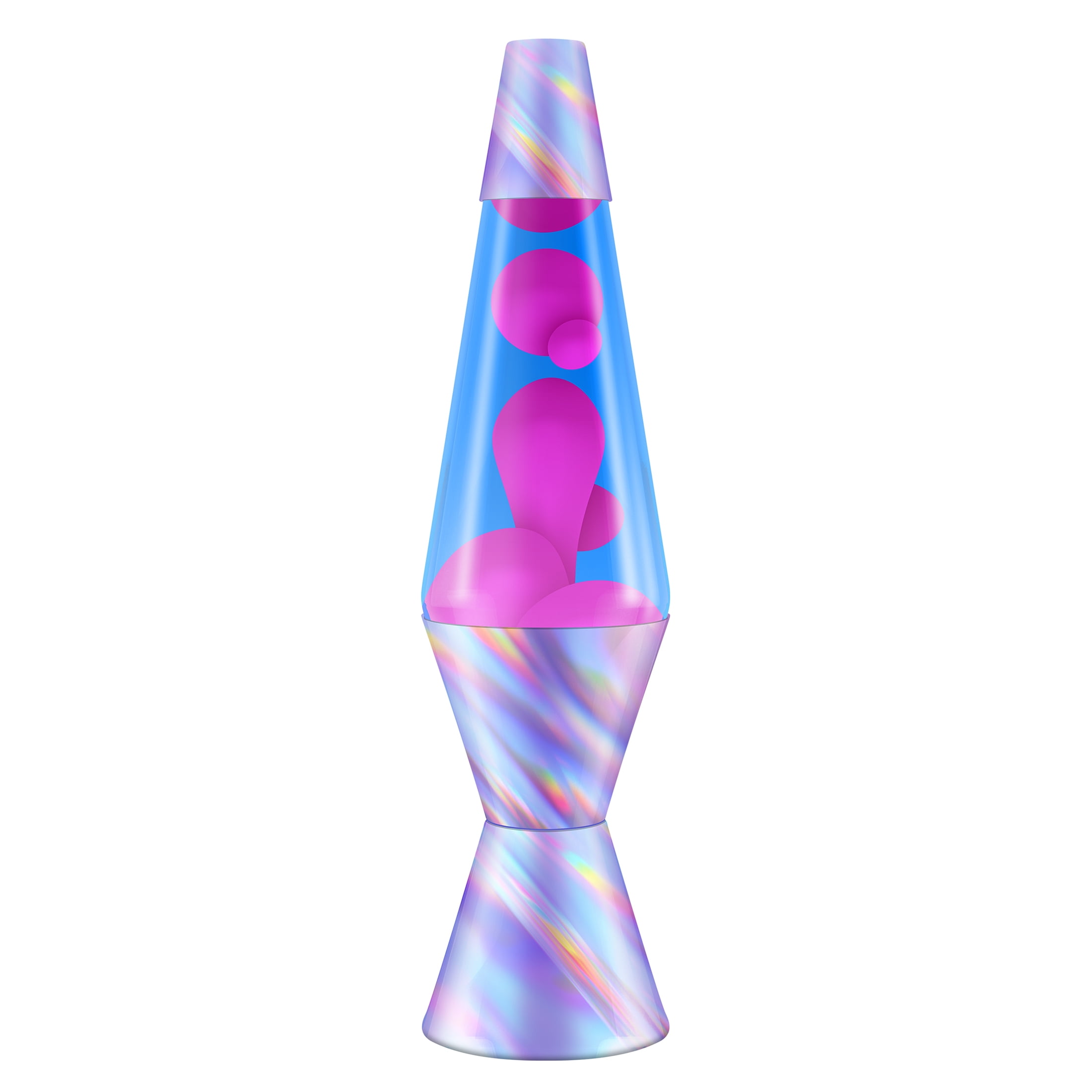 Schylling 14.5" Original LAVA Lamp, Holofoil Spectrum - Blue & Pink